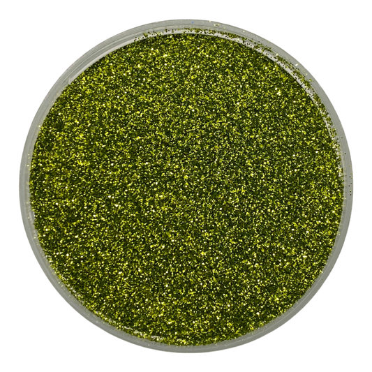 LUCKY ME GREEN GLITTER FINE, MEDIUM, CHUNKY